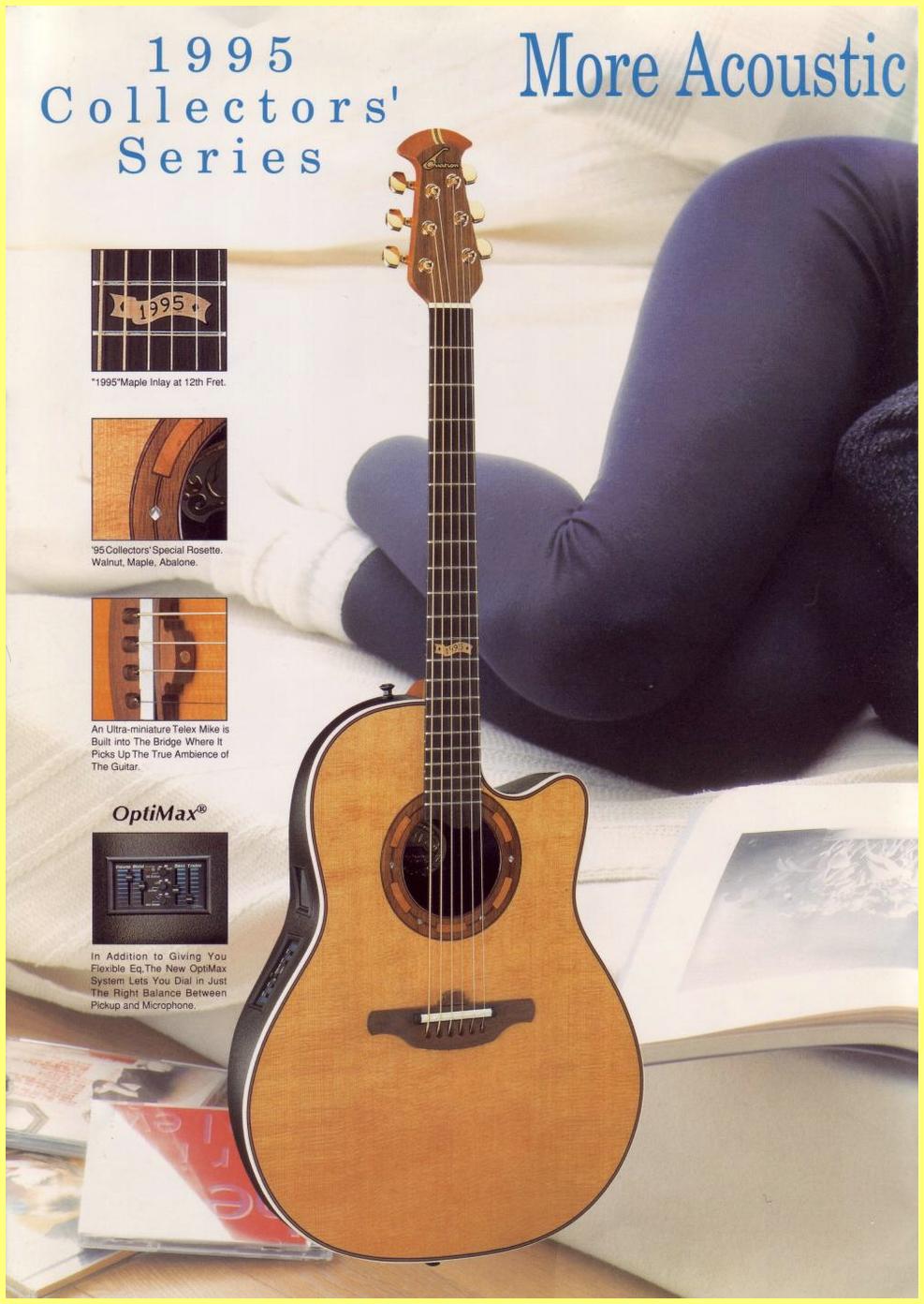 Ovation 1995 Collector's Model Japanese Brochure