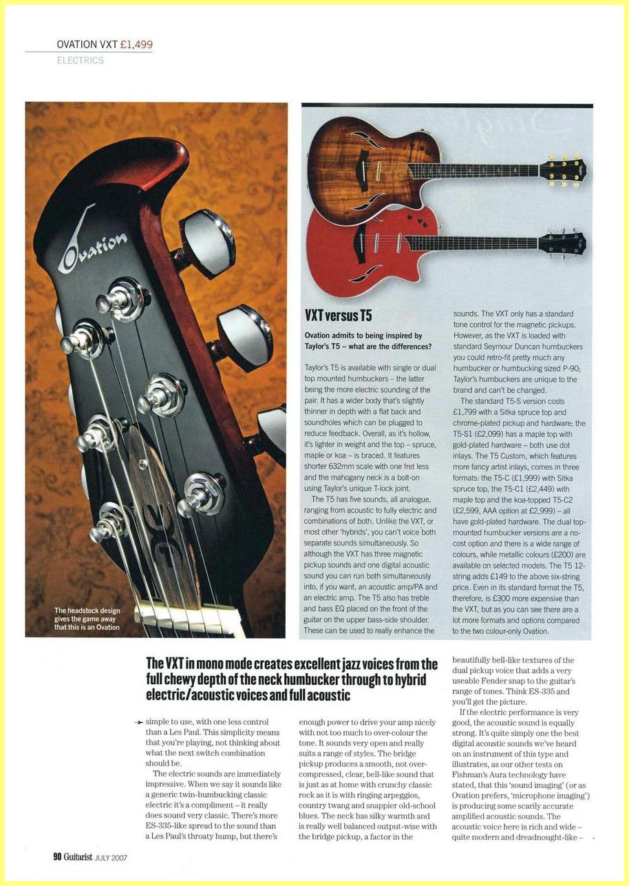 Ovation VXT Review