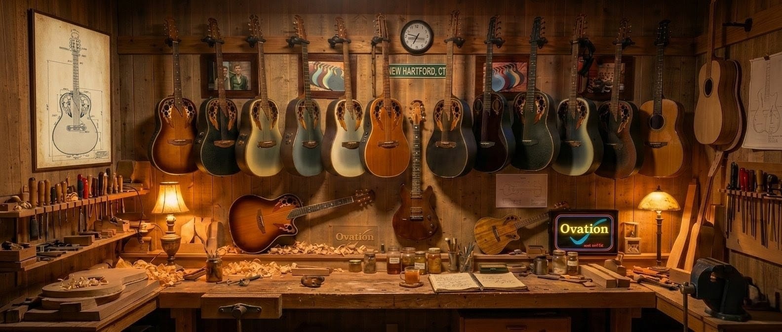 Jerome's Ovation guitar workshop