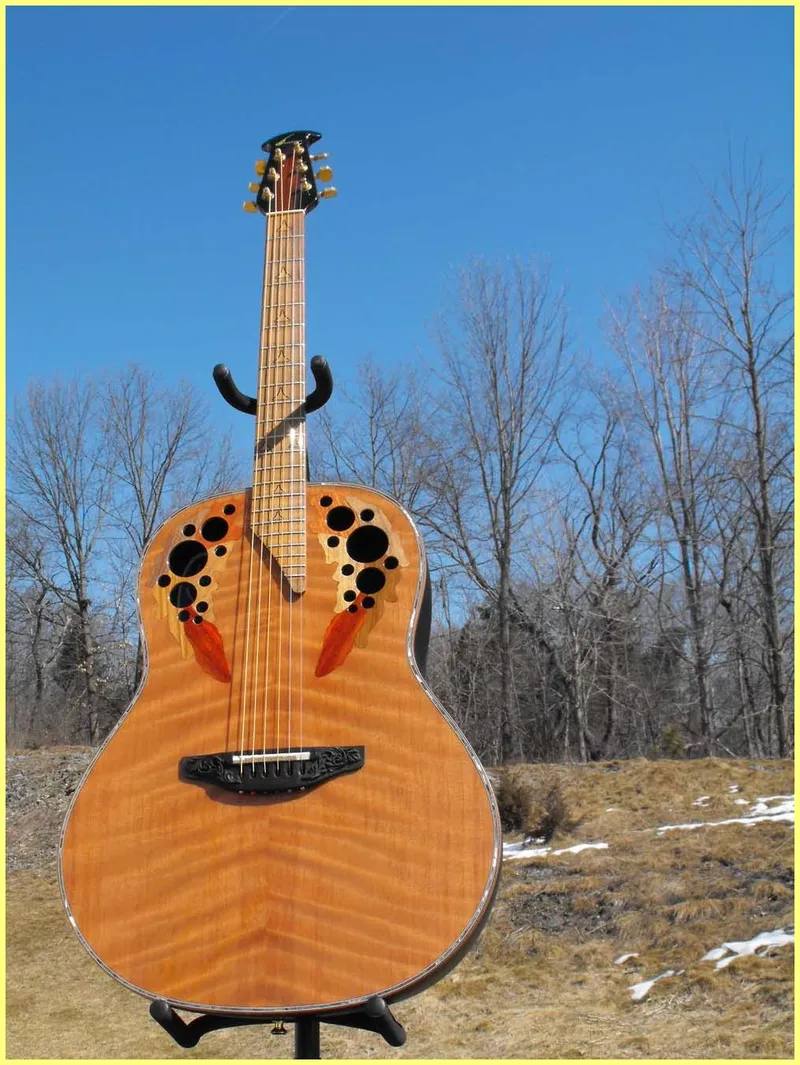 2010 Ovation 1537 Custom Figured Redwood