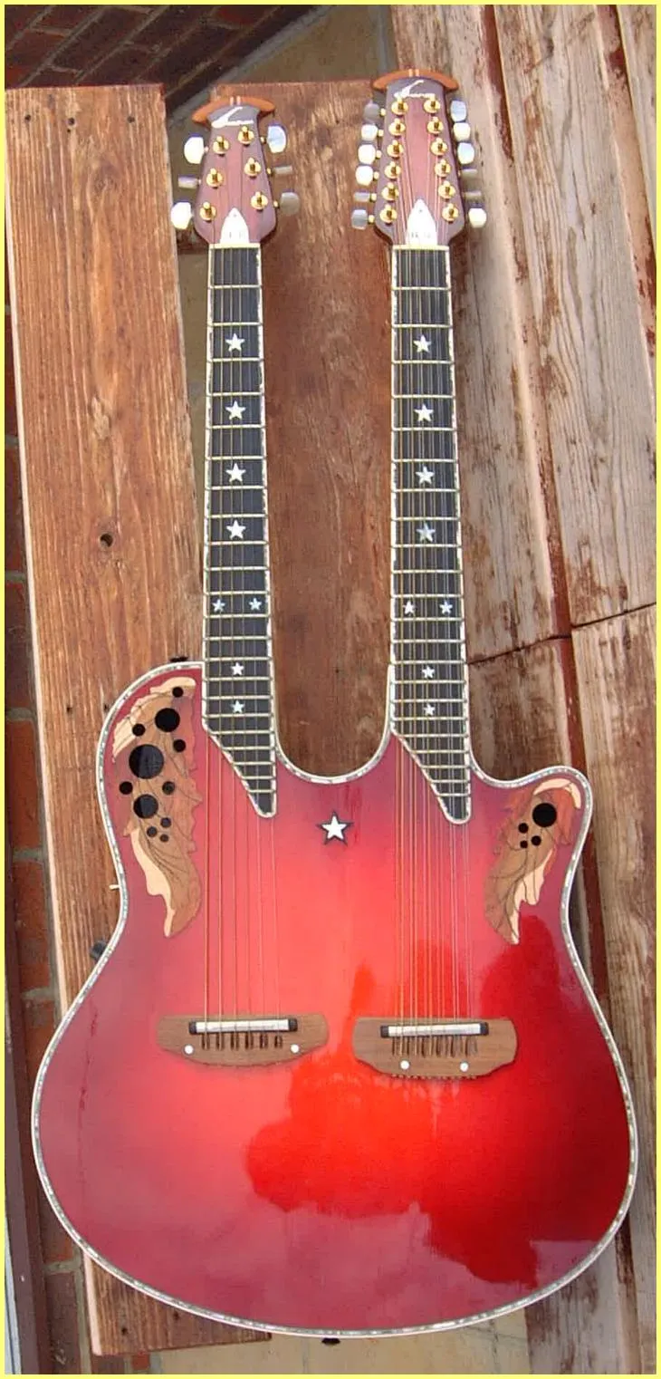 Ovation Elite Richie Sambora Twin Neck Guitar