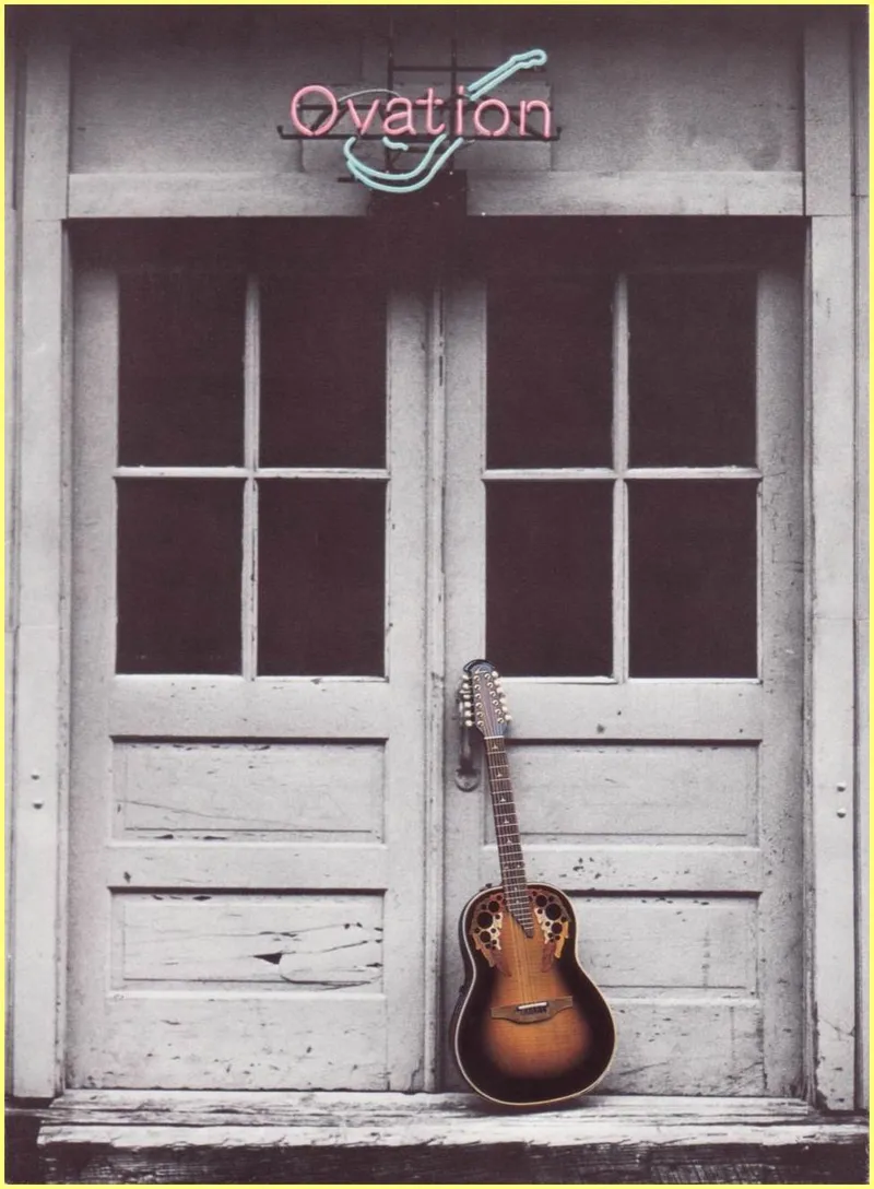 Ovation Guitars German Catalog 1989