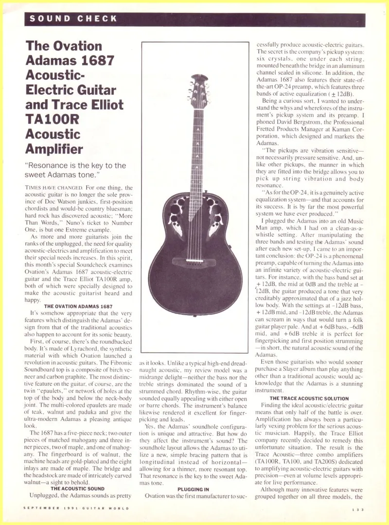 1991 Adamas 1687 US Review