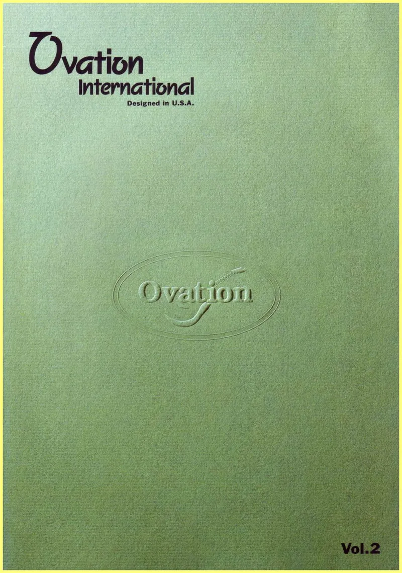Ovation International Vol.2 Product Catalog