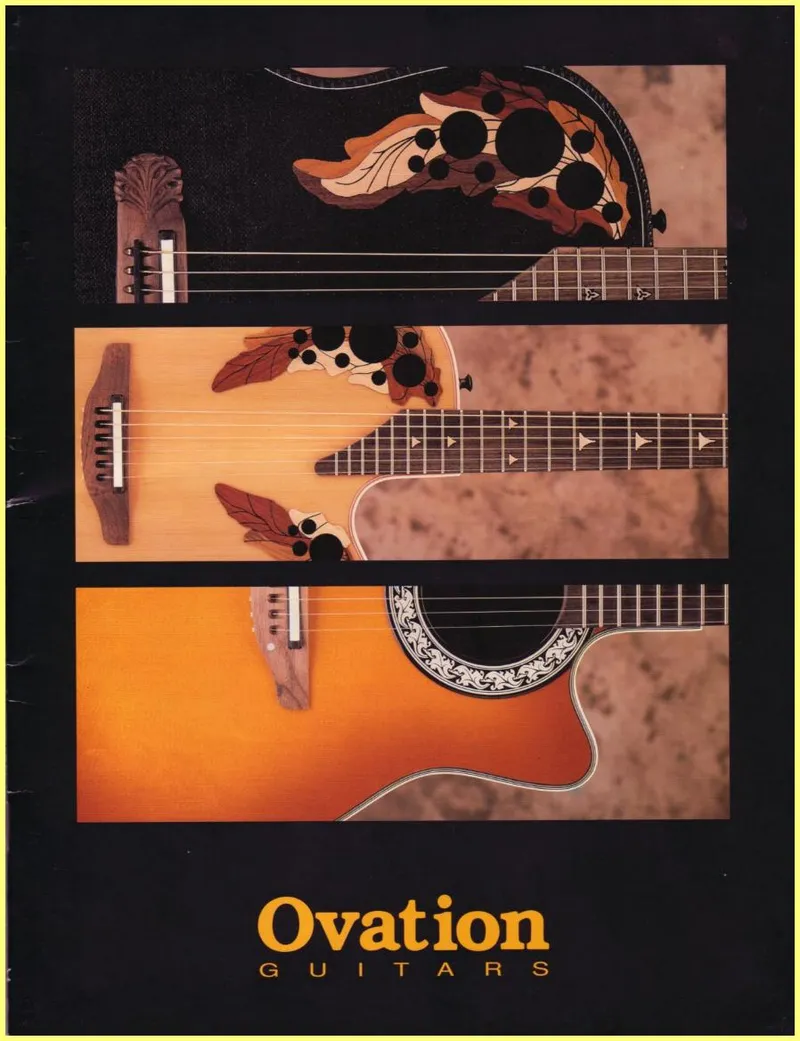 Ovation Guitars Katalog 1995 (German)