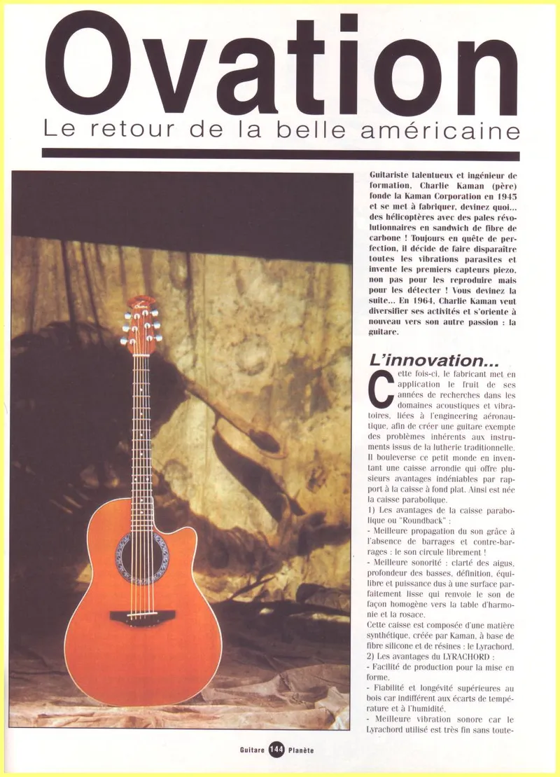 Ovation: Le retour de la belle américaine - Standard Balladeer Review