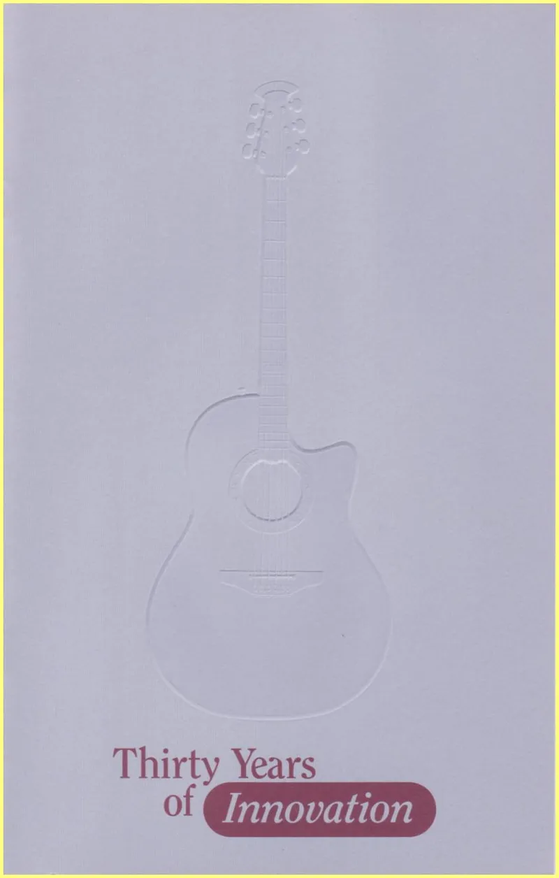 Ovation Collectors' Series: Thirty Years of Innovation (1996 Edition)