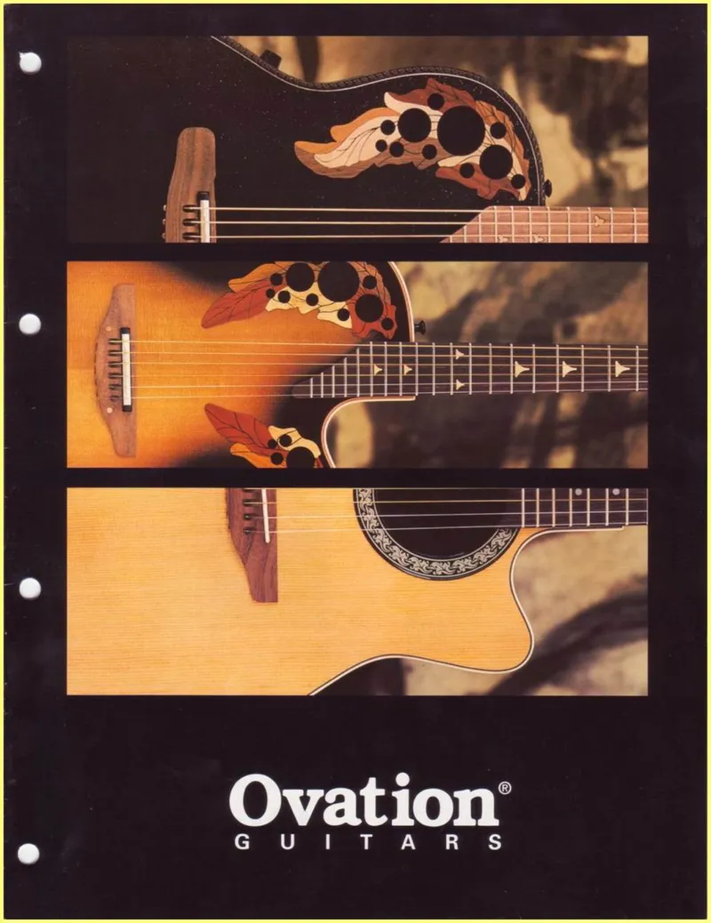 1996 Ovation Guitars Catalog