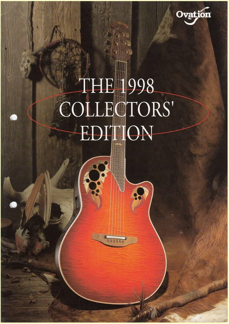 Ovation 1998 Collectors' Edition Japanese Brochure