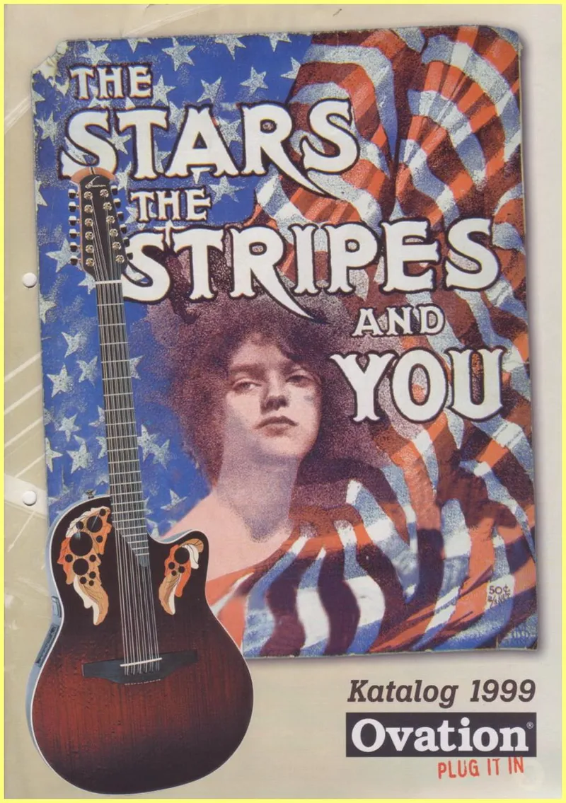 The Stars, The Stripes and You - Ovation Full Line German Catalog 1999