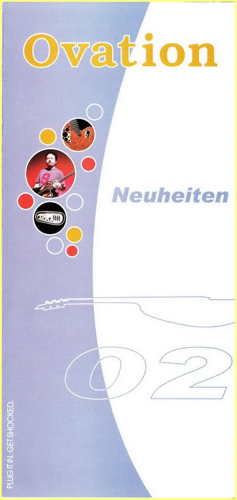 2002 Ovation Neuheilten German Flyer