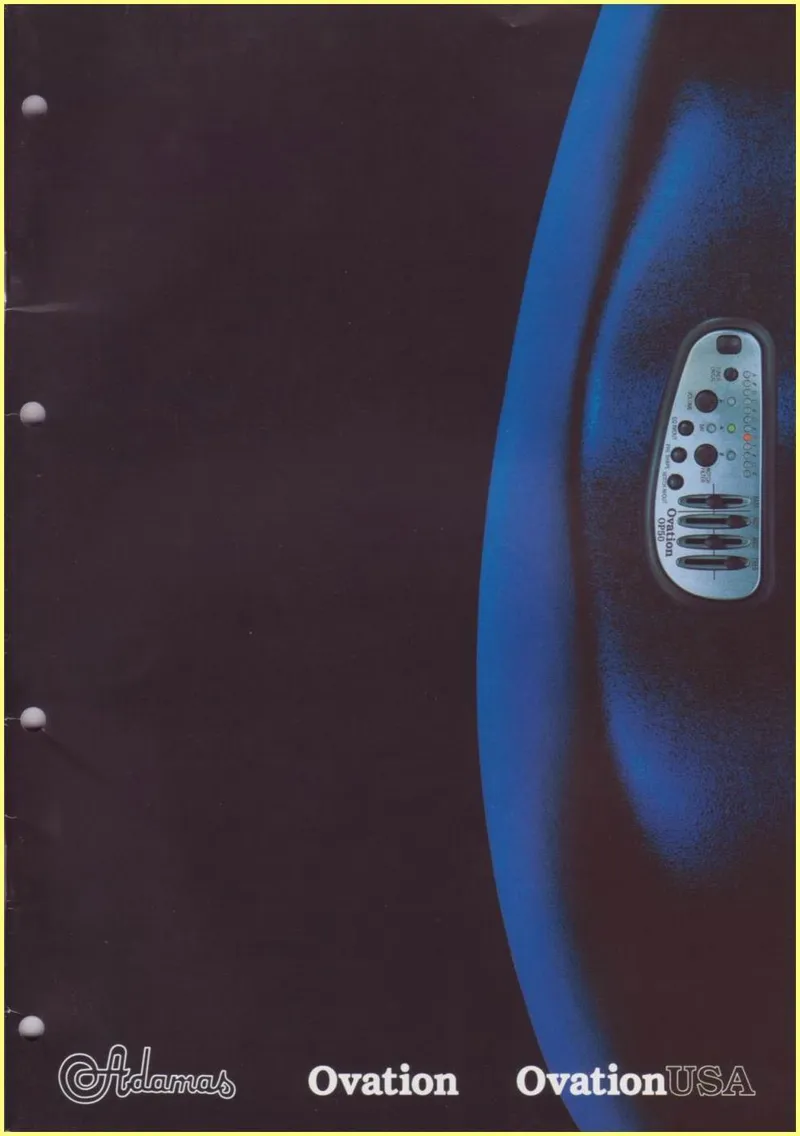Ovation USA 2002 Product Catalog - LX Series and Complete Range