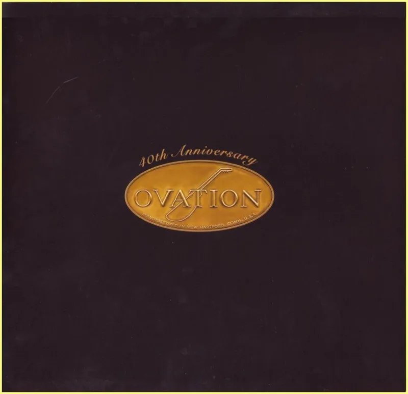 Ovation Guitars 40th Anniversary History Brochure