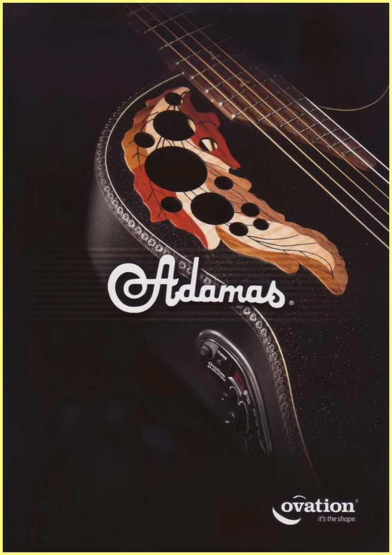 2011 Ovation Adamas Series Japanese Brochure