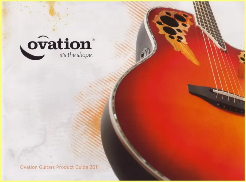 2011 Ovation Guitars Full Line Product Guide (Japanese Edition)