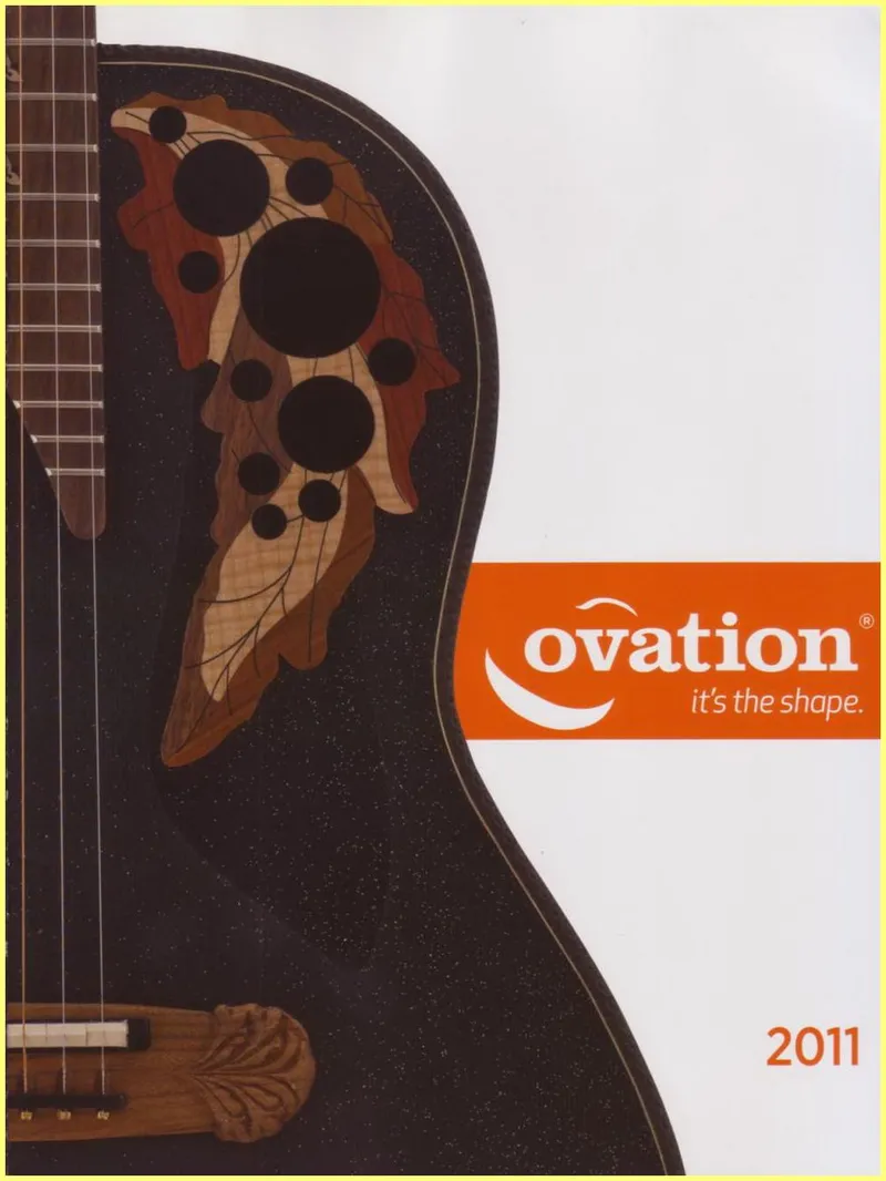 Ovation 2011 NAMM Dealer Info Sheets
