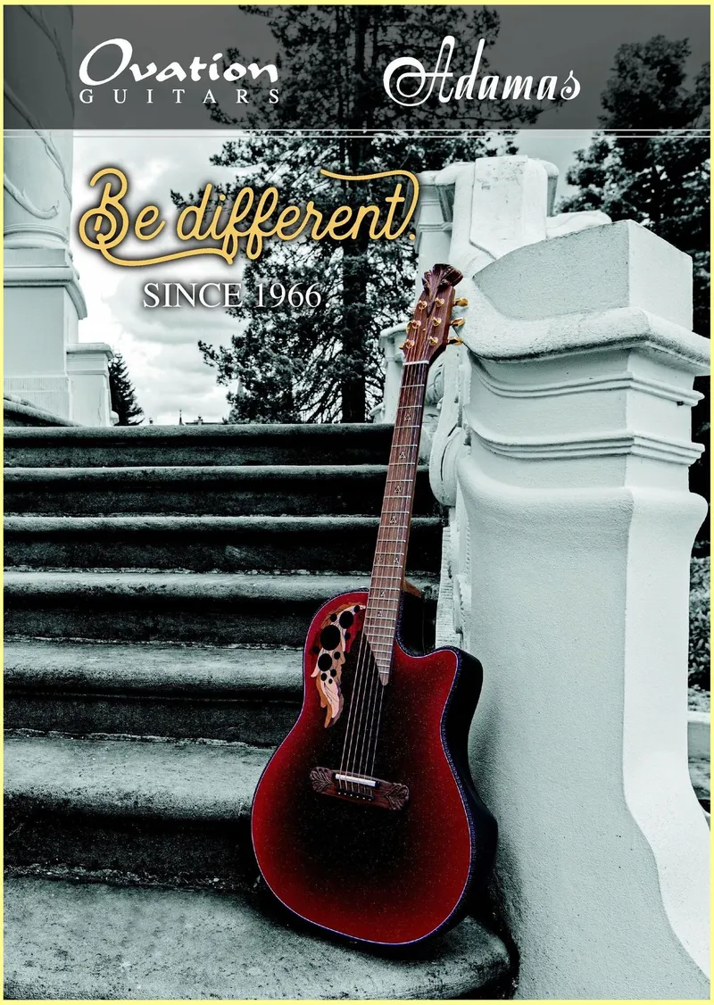 2021 Ovation and Adamas Guitars GEWA Catalog