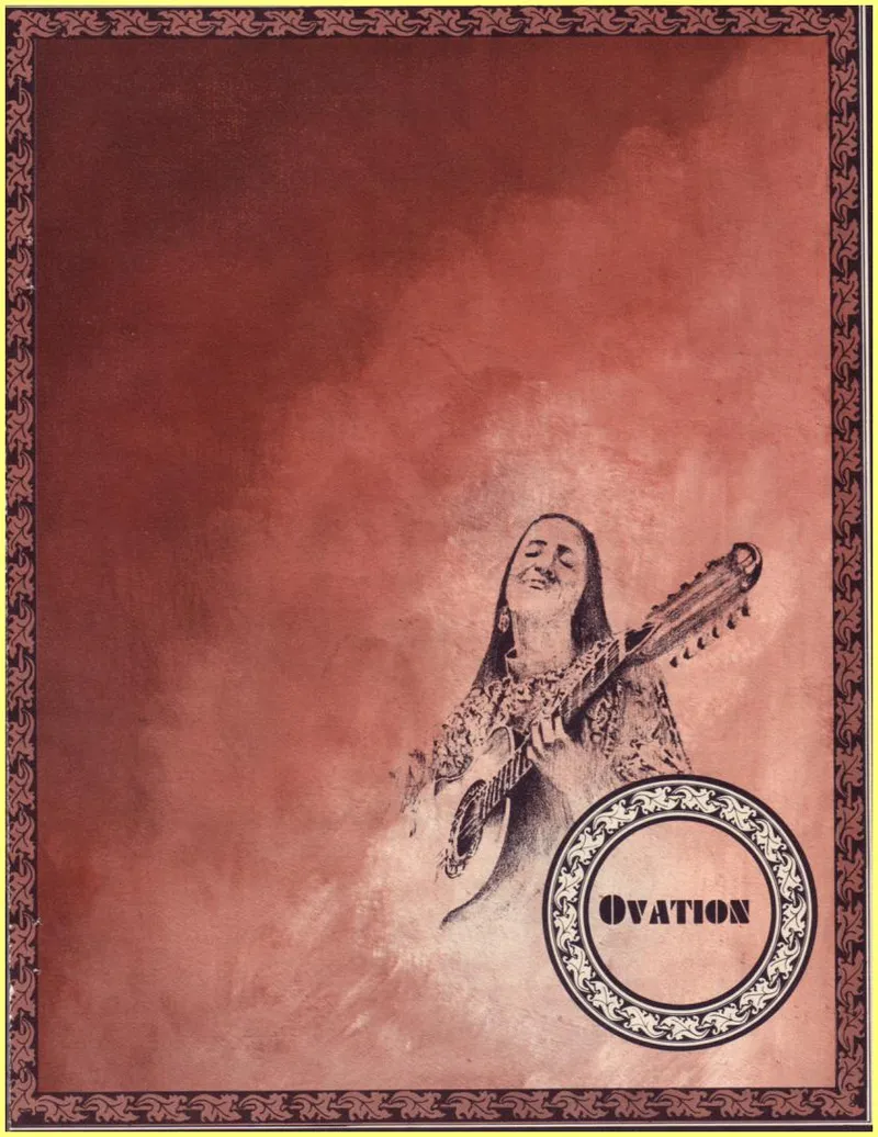 Ovation Guitars 1970 Specifications Catalog