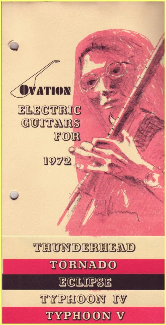 Ovation Electric Guitars for 1972