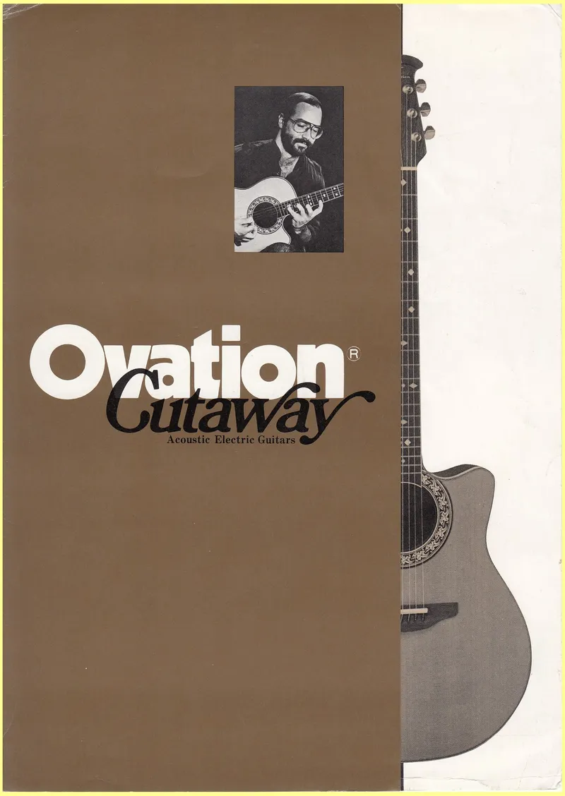 80's Ovation Cutaway Al Di Meola JP Brochure 01