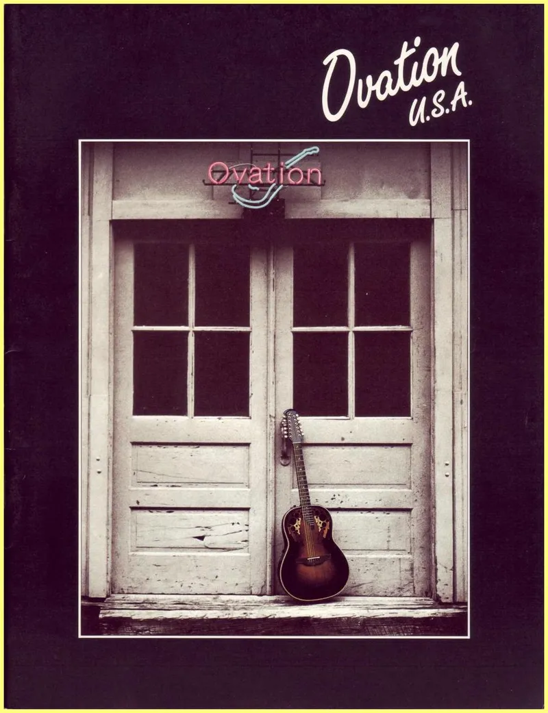 Ovation U.S.A. Guitar Catalog - Japanese Market Edition
