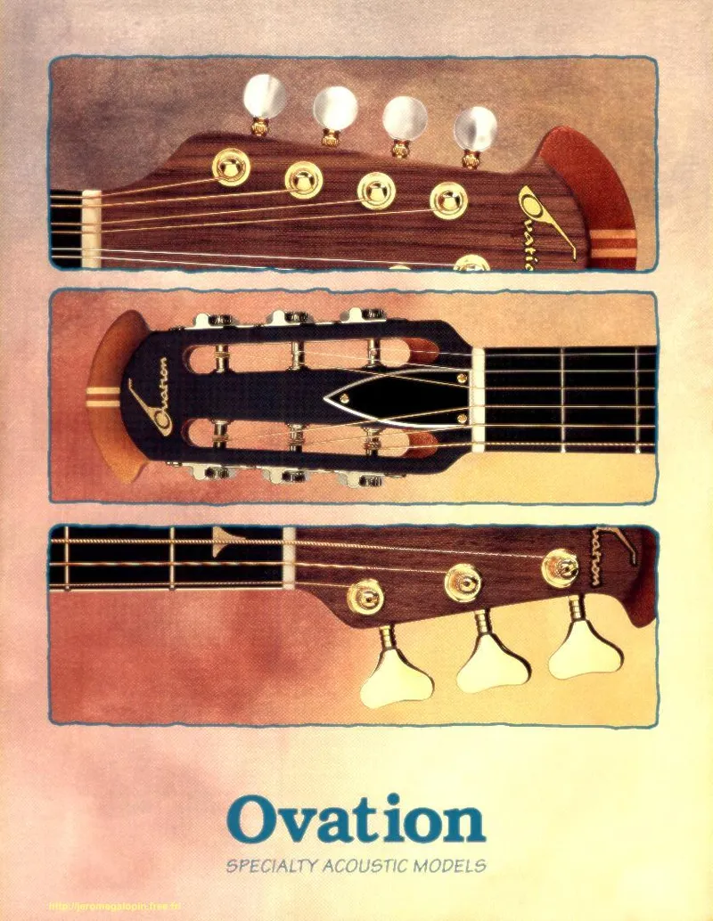 Ovation Specialty Acoustic Models Catalog