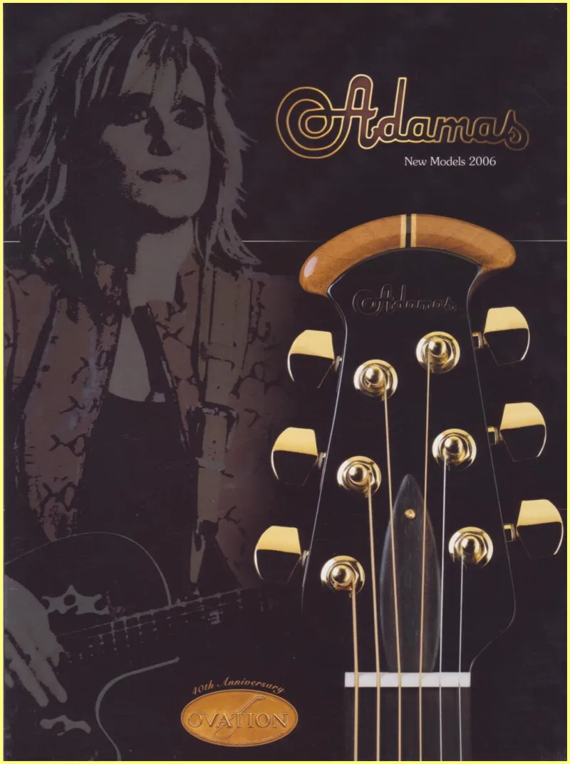 Adamas by Ovation New Models 2006 Catalog