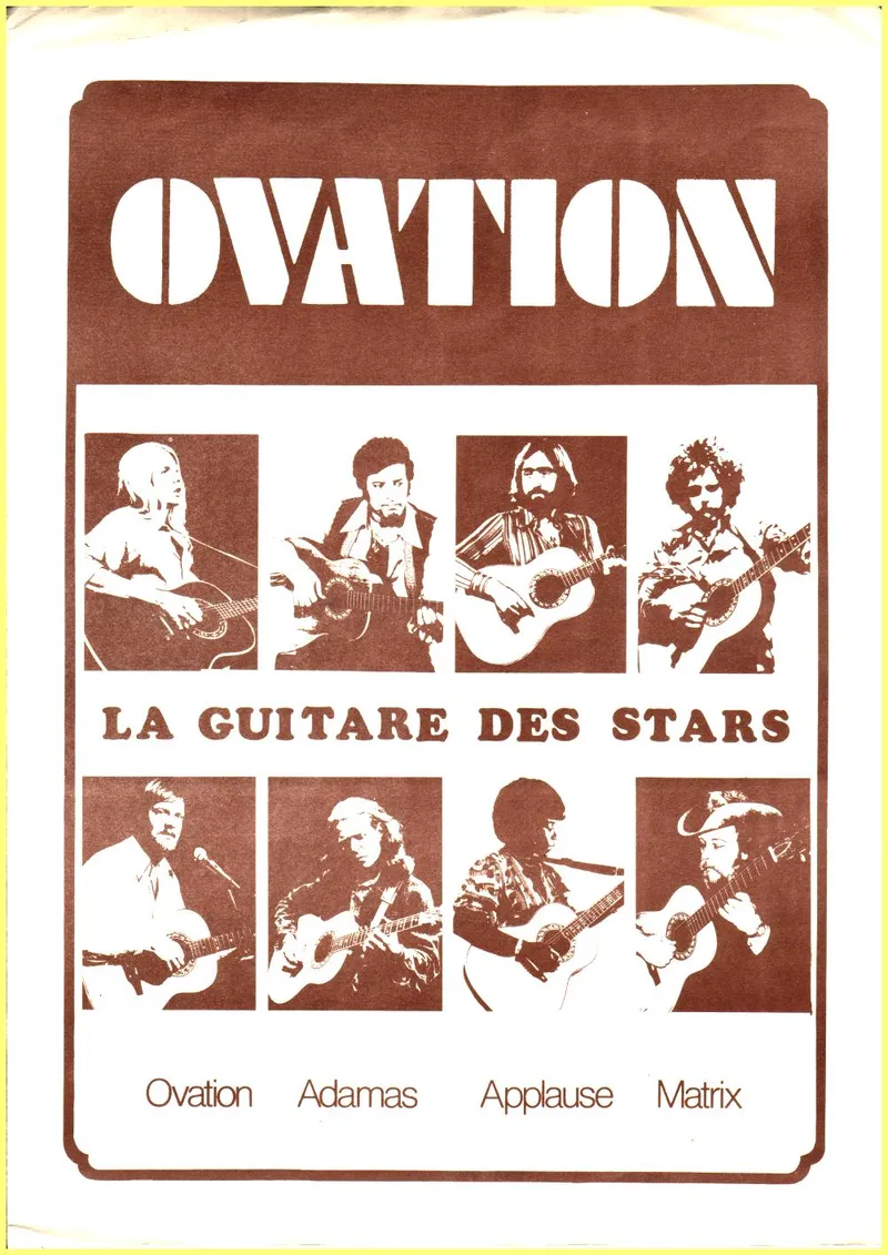 Ovation La Guitare des Stars - French Guitar Catalog