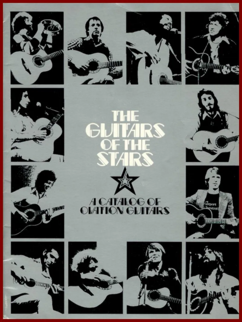 Ovation 'The Guitars of the Stars' 1976 Catalog