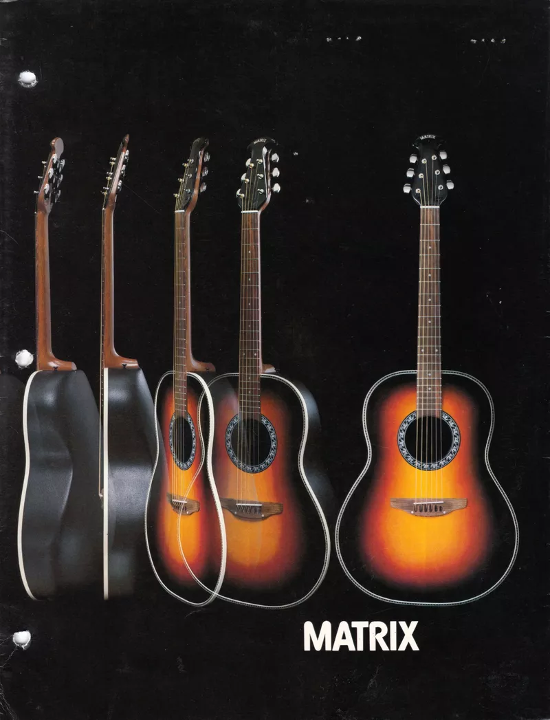 Kaman Matrix Acoustic Guitars   6 and 12 String Models 01