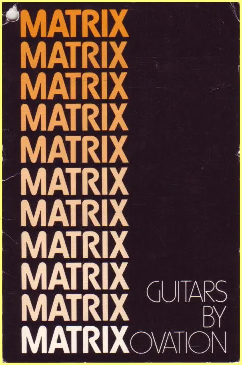 Matrix Registration Card 1