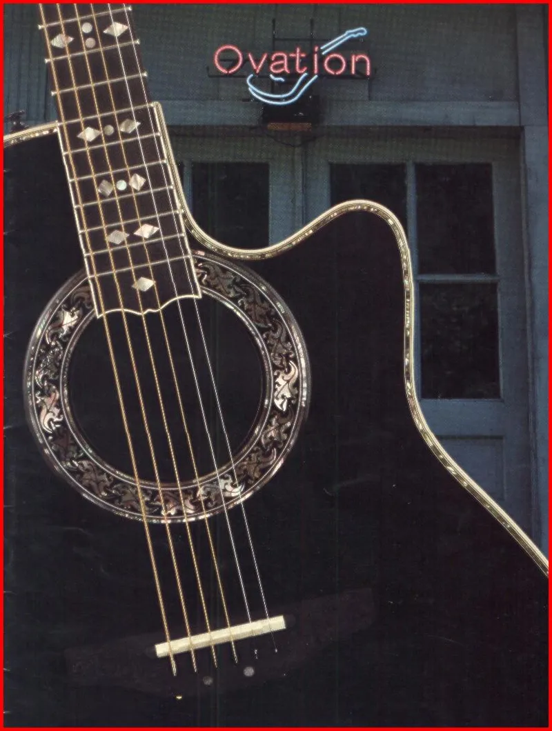 Ovation Guitars Full Line Catalog - Export/International Edition