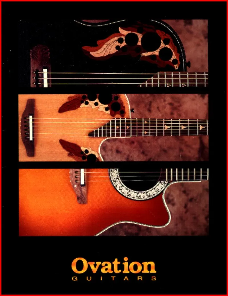 Ovation Guitars 1994 Full Line Catalog
