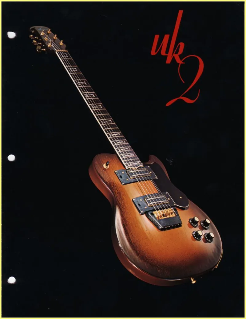 Ovation UK II Electric Guitar Product Brochure