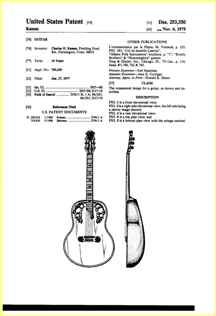 1977 Adamas Slothead Patent