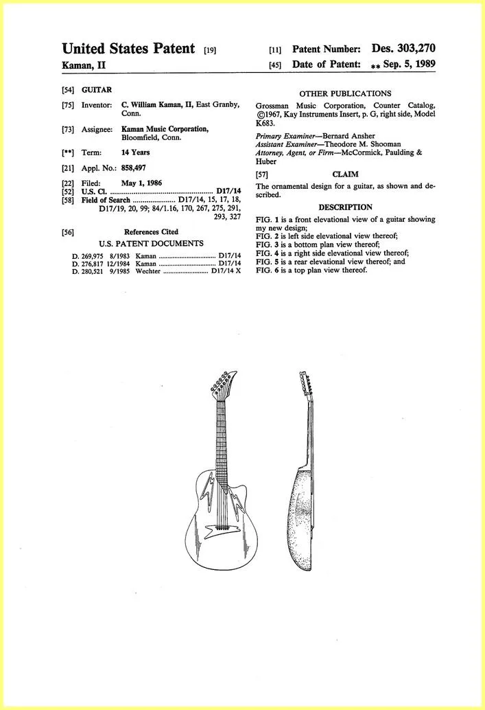 Featured item from Patents