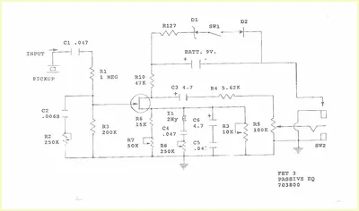 Ovation FET 3 Pre Amp Schematic 01
