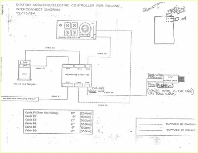 Ovation Roland Synth Diagram 01