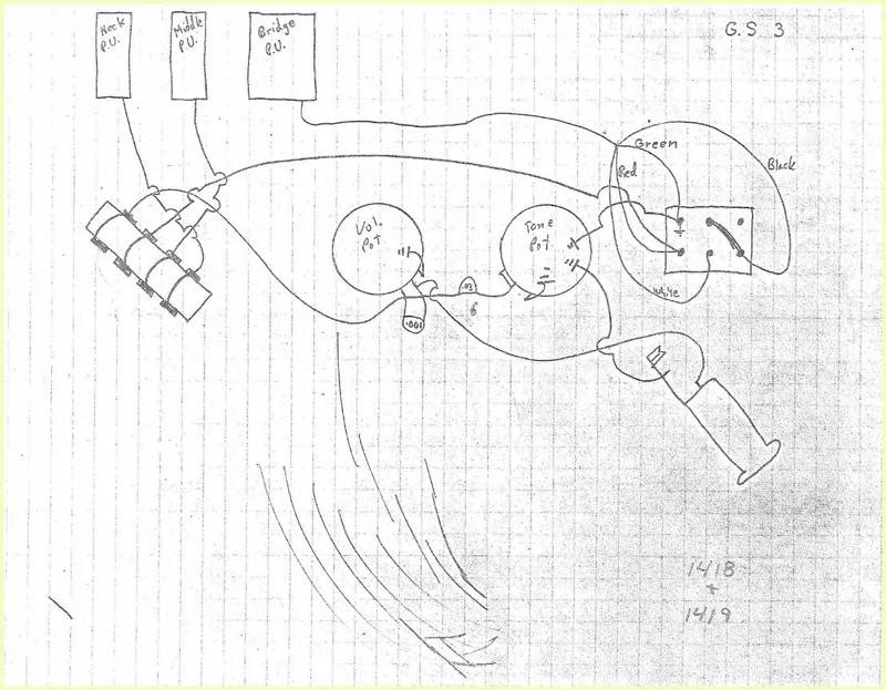 Ovation Ultra Solidbody  1419 1418 Schematic 01