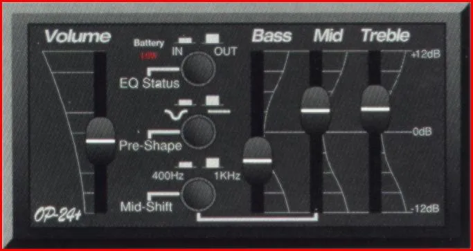 Ovation OP-24+ Guitar Preamp