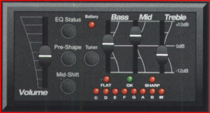 Ovation Guitar Preamp OP24+C