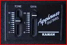 Applause Guitars by Kaman Applause Preamp