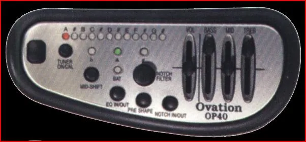 Ovation OP40 Guitar Preamp