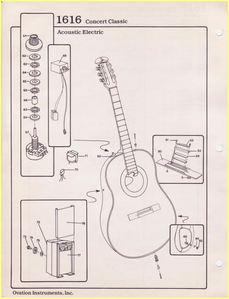 1616 Concert Classic Acoustic Electric