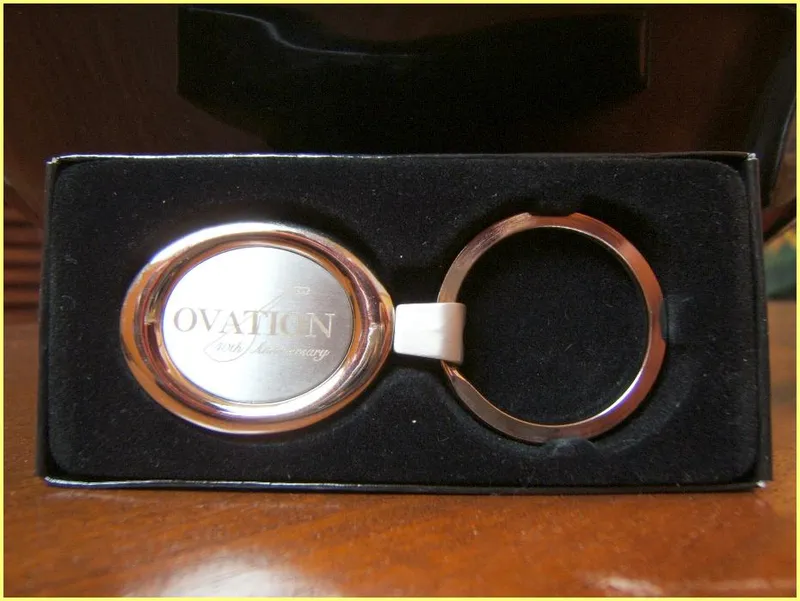 Ovation Guitars 40th Anniversary Commemorative Keychain