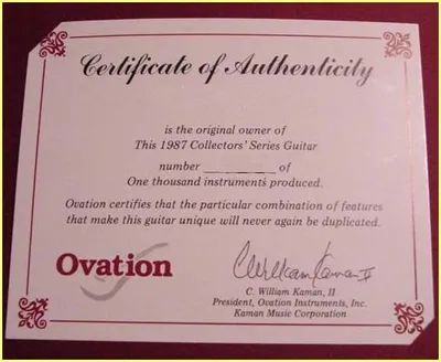 1987 certificate