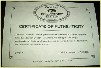 1997 collector's