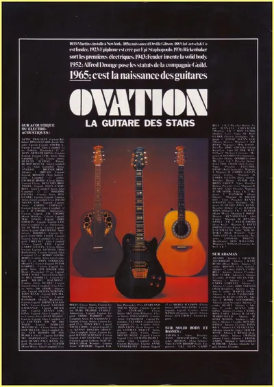 1982 Ovation Endorsees French Ad II