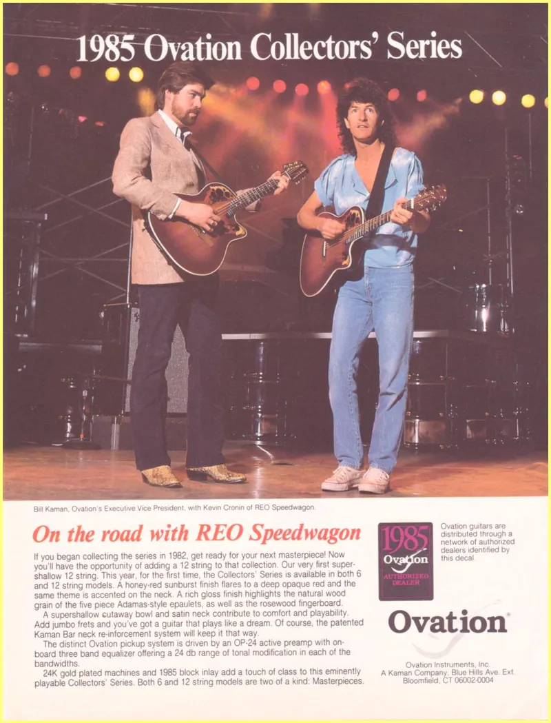 1985 Ovation Collectors' Series - On the Road with REO Speedwagon