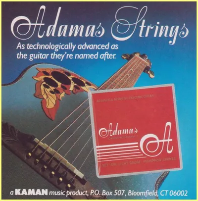 1986 Adamas Strings US Small Ad